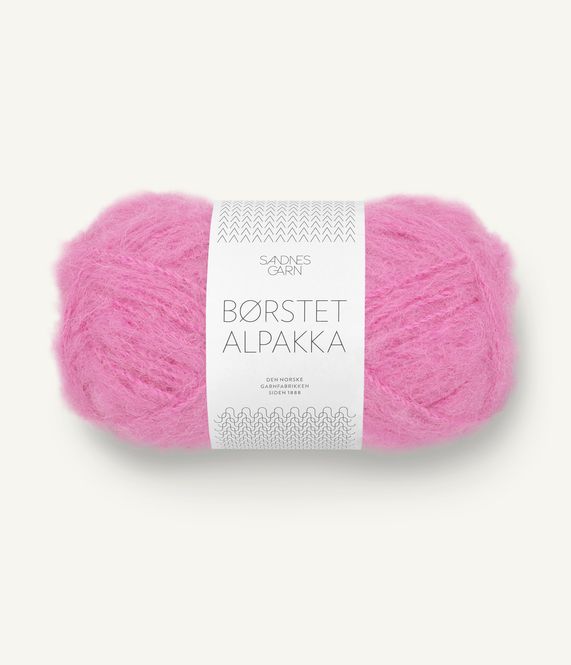 Hovedbilde Børstet Alpakka 4626 Shocking Pink